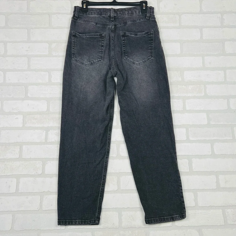 Wild‎ Fable Girls Size 10 (14-16) Black High Rise Mom Jeans